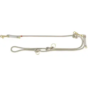 Comparateur de prix : Trixie Laisse pour chien en corde souple réglable gris / gris clair
