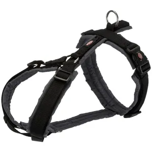 Harnais pour chien Trixie Premium Trekking noir/gris pas cher