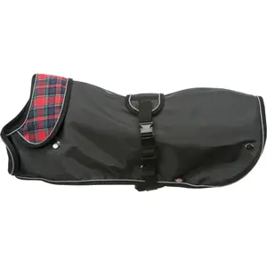 TRIXIE Manteaux et Couches - Manteau Hermy 2 en 1, XS, 28 cm, Noir/RougeVendu paramazon