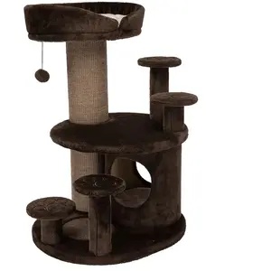 Comparateur de prix : Trixie Arbre À Chat Senior Emil - 96 Cm, Brun/Beige/Naturel