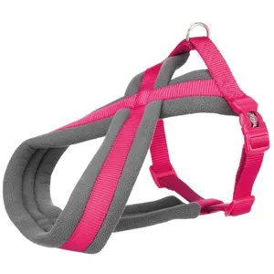 Comparateur de prix : Trixie Premium Touring Harnais - L: 60-90 Cm/25 Mm, Fushia