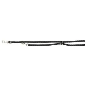 Comparateur de prix : Laisse réglable Trixie Cavo noir pour chien - taille L - XL : L 200 x l 1,8 cm