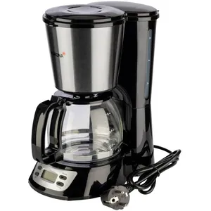 Korona 12113 Cafetière noir, acier inoxydable Nombre de tasse=6 minuteur pas cher