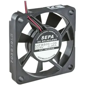 SEPA MFB50E12 Ventilateur axial 12 V/DC 14.3 m³/h (L x l x H) 50 x 50 x 10 mm