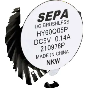 SEPA HY60Q05PSE04A Ventilateur radial 5 V/DC 4.1 m³/h (L x l x H) 60.9 x 5 x 56.4 mm pas cher