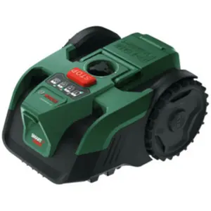 Comparateur de prix : Bosch Robot tondeuse VISIMOW18V-100, 1x batterie PBA 18V 4.0Ah, 1x lam...