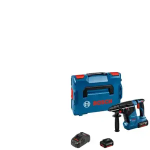 Comparateur de prix : Marteau perforateur sans fil gbh 18V-24 c Bosch 2x5,0 Ah + chargeur) en l-boxx