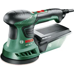 Comparateur de prix : Bosch PEX 300 AE Ponceuse orbitale 24000 RPM Noir, Vert