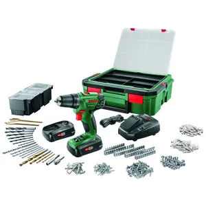 Bosch Perceuse-Visseuse BOSCH PSR1800Li-2 Systembox + 241 Accessoires pas cher