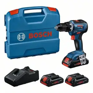 Comparateur de prix : Perceuse-Visseuse BOSCH GSR 18V-55 (3 x 4,0 Ah ProCORE GAL18V-40 L-Case)