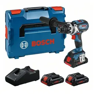 Bosch Professional Tournevis électrique Sans Fil Gsr 18v-110 C 3x4ahpc+gal18v-40 L-boxx pas cher