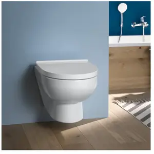 Comparateur de prix : DURAVIT Pack cuvette suspendue N°1 RIMLESS COMPACT 480 mm - Pack WC su...