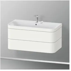 Duravit Happy D.2 Vasque avec meuble bas, 2 tiroirs, HP4638E3636, c-bonded pas cher