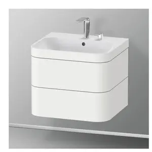 Duravit Happy D.2 Vasque avec meuble bas, 2 tiroirs, HP4635E3636, c-bonded pas cher