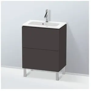 Duravit L-Cube Meuble sous-vasque, 2 tiroirs, LC667308080, pas cher