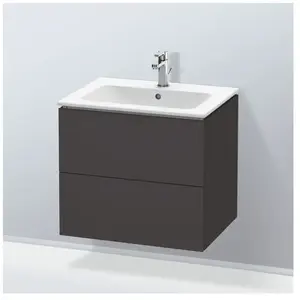 Duravit L-Cube Meuble sous-vasque, 2 tiroirs, LC624008080, pas cher