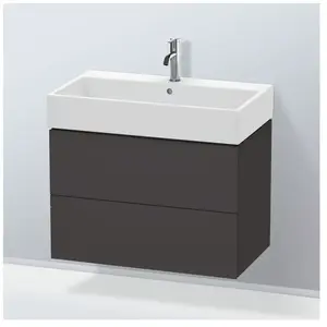 Duravit L-Cube Meuble sous-vasque, 2 tiroirs, LC627708080, pas cher