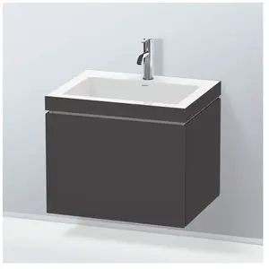 Duravit Vero Air Vasque avec meuble bas L-Cube, 1 tiroir, LC6916O8080,