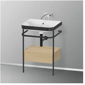 Duravit Happy D.2 Lavabo avec support, 1 tiroir, HP4740N7171, c-bonded pas cher