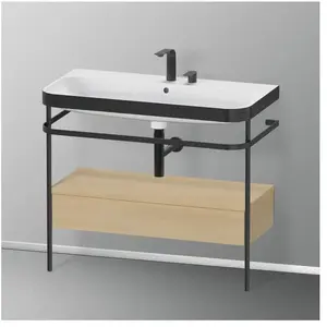 Duravit Happy D.2 Lavabo avec support, 1 tiroir, HP4743E7171, c-bonded pas cher