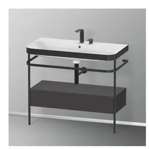 Duravit Happy D.2 Lavabo avec support, 1 tiroir, HP4743E8080, c-bonded pas cher