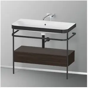 Duravit Happy D.2 Lavabo avec support, 1 tiroir, HP4743N6969, c-bonded pas cher