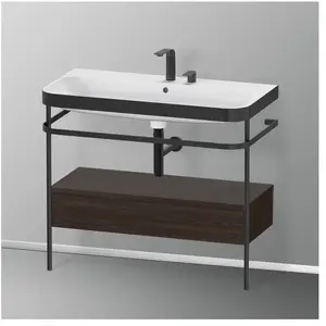Duravit Happy D.2 Lavabo avec support, 1 tiroir, HP4743E6969, c-bonded pas cher