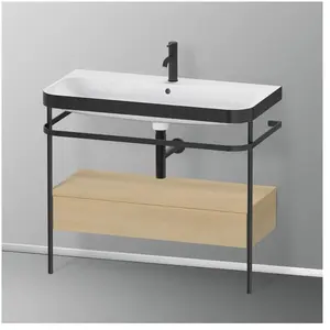 Duravit Happy D.2 Lavabo avec support, 1 tiroir, HP4743O7171, c-bonded pas cher