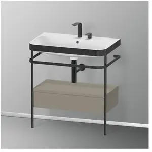 Duravit Happy D.2 Lavabo avec support, 1 tiroir, HP4742E9292, c-bonded pas cher