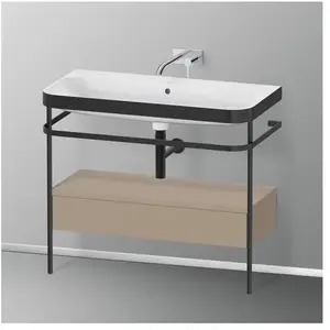 Duravit Happy D.2 Lavabo avec support, 1 tiroir, HP4743N7575, c-bonded pas cher