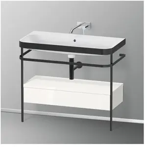 Duravit Happy D.2 Lavabo avec support, 1 tiroir, HP4743N2222, c-bonded pas cher