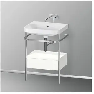 Duravit Happy D.2 Lavabo avec support, 1 tiroir, HP4840N3636, c-shaped pas cher