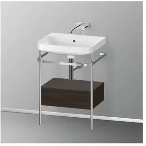 Duravit Happy D.2 Lavabo avec support, 1 tiroir, HP4840N6969, c-shaped pas cher