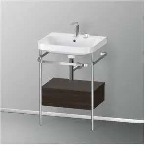 Duravit Happy D.2 Lavabo avec support, 1 tiroir, HP4840E6969, c-shaped pas cher