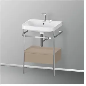 Duravit Happy D.2 Lavabo avec support, 1 tiroir, HP4840E7575, c-shaped pas cher