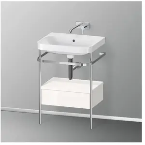 Duravit Happy D.2 Lavabo avec support, 1 tiroir, HP4840N2222, c-shaped pas cher