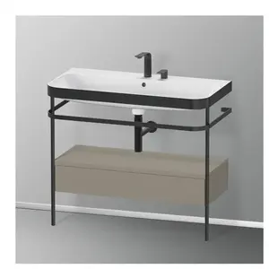 Duravit Happy D.2 Lavabo avec support, 1 tiroir, HP4743E9292, c-bonded pas cher