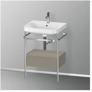 Duravit Happy D.2 Lavabo avec support, 1 tiroir, HP4840O9292, c-shaped pas cher