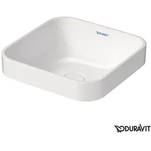Lavabo - DURAVIT - Happy D.2 Plus - 400x400 mm - Blanc Alpin - CéramiqueVendu paramazon