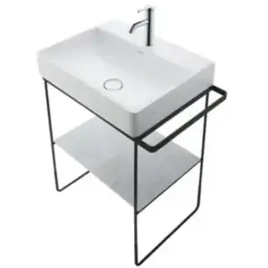 Duravit Étagère en verre pour plan de toilette métallique de lave-mains DuraSquare, 0099698200, pas cher