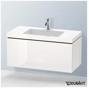 Duravit Vero Air Vasque avec meuble bas L-Cube, 1 tiroir, LC6918O8585, pas cher