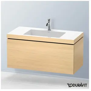 Duravit Vero Air Vasque avec meuble bas L-Cube, 1 tiroir, LC6918O7171, pas cher