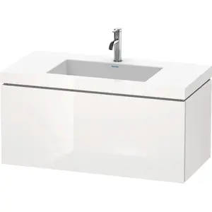 Duravit Vero Air Vasque avec meuble bas L-Cube, 1 tiroir, LC6918O2222, pas cher