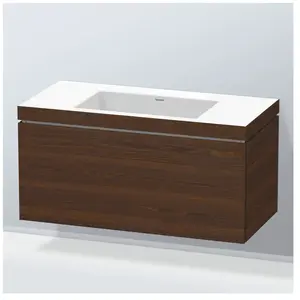 Duravit Vero Air Vasque avec meuble bas L-Cube, 1 tiroir, LC6918N6969, pas cher