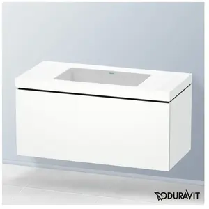 Duravit Vero Air Vasque avec meuble bas L-Cube, 1 tiroir, LC6918N1818, pas cher