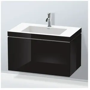Duravit Vero Air Vasque avec meuble bas L-Cube, 1 tiroir, LC6917O4040, pas cher