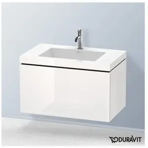 Duravit Vero Air Vasque avec meuble bas L-Cube, 1 tiroir, LC6917O8585, pas cher