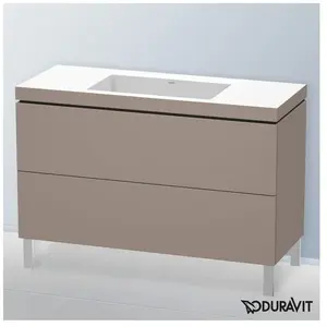 Duravit Vero Air Vasque avec meuble bas L-Cube, 2 tiroirs, LC6939N4343, pas cher
