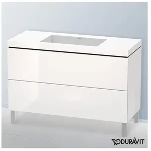 Duravit Vero Air Vasque avec meuble bas L-Cube, 2 tiroirs, LC6939N2222, pas cher