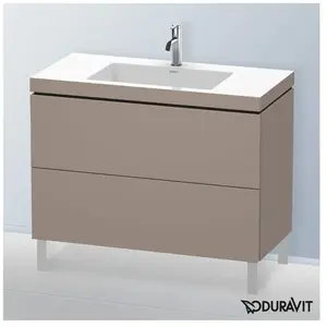 Duravit Vero Air Vasque avec meuble bas L-Cube, 2 tiroirs, LC6938O4343, pas cher